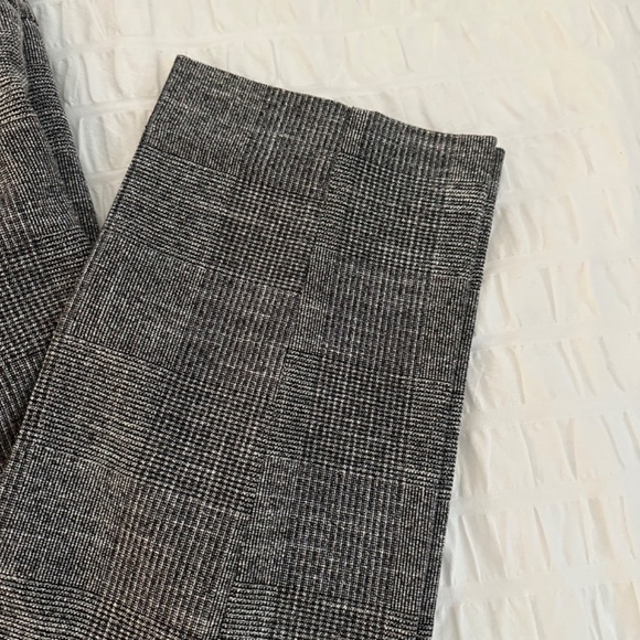 NWOT H&M glen check plaid ankle pants - Picture 2 of 8